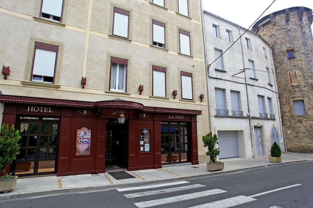Logis Hotel Restaurant De La Paix Lodeve Luaran gambar